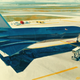 Image for article titled This concept art from the Shuttle Program's early days is gorgeous, deliciously retro